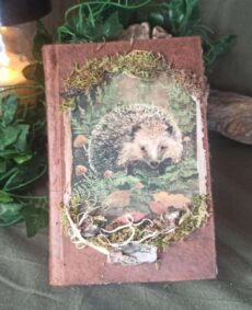 Grimoire artisanal, papier coton recyclé, L'arbre à papier