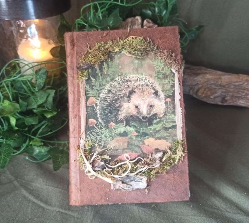 Grimoire artisanal, papier coton recyclé, L'arbre à papier Grimoire artisanal, papier coton recyclé, L'arbre à papier