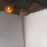 Grimoire artisanal, papier coton recyclé, L'arbre à papier