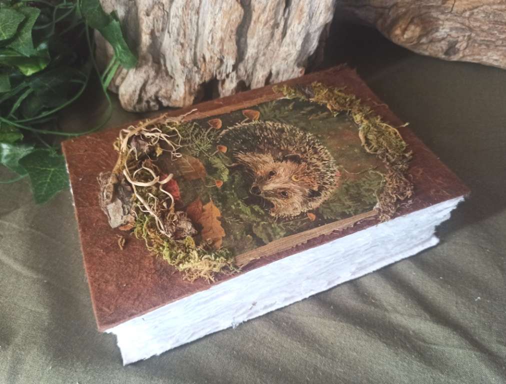 Grimoire artisanal, papier coton recyclé, L'arbre à papier Grimoire artisanal, papier coton recyclé, L'arbre à papier