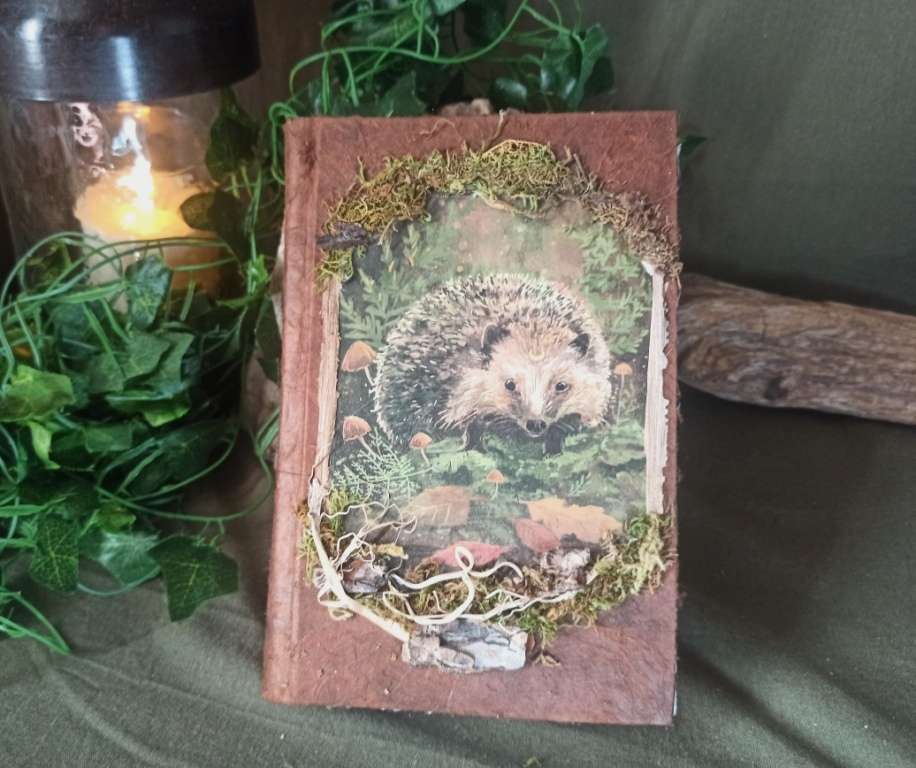 Grimoire artisanal, papier coton recyclé, L'arbre à papier Grimoire artisanal, papier coton recyclé, L'arbre à papier