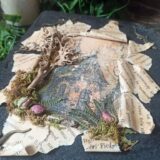 Grimoire artisanal, papier coton recyclé, L'arbre à papier
