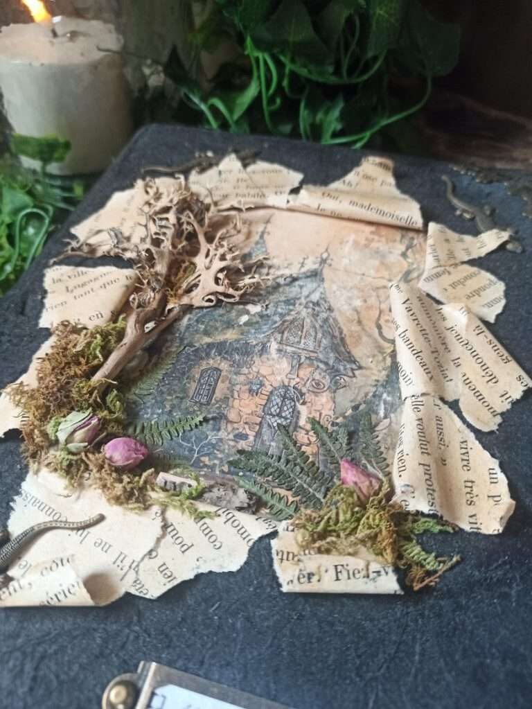 Grimoire artisanal, papier coton recyclé, L'arbre à papier Grimoire artisanal, papier coton recyclé, L'arbre à papier