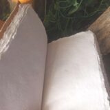 Grimoire artisanal, papier coton recyclé, L'arbre à papier