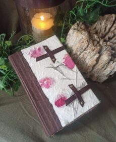 Carnet artisanal, papier coton recyclé, L'arbre à papier