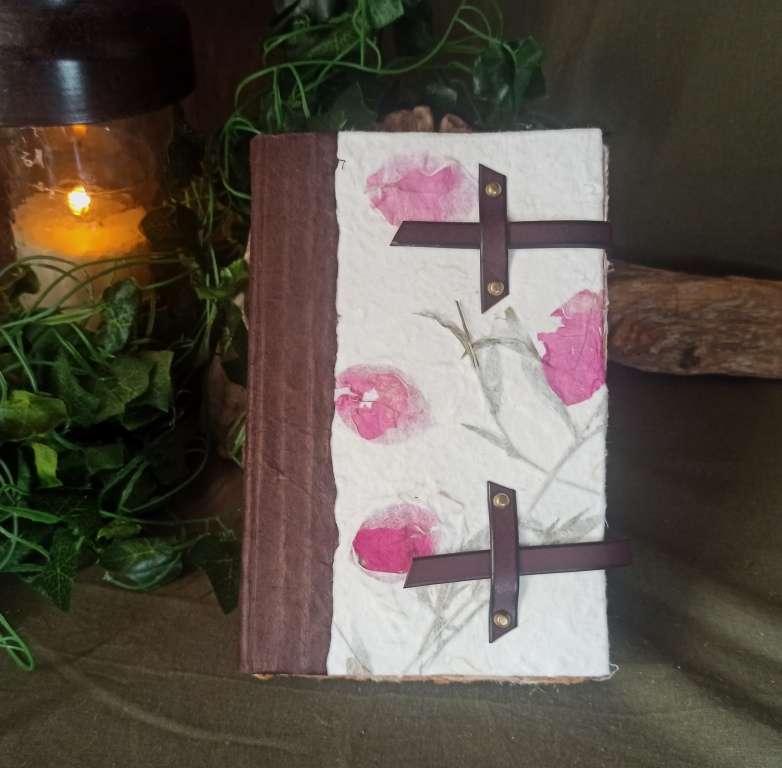 Carnet artisanal, papier coton recyclé, L'arbre à papier