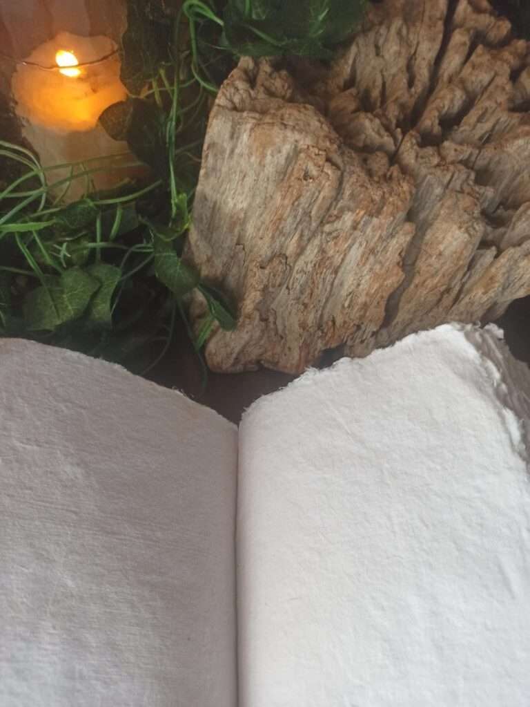 Carnet artisanal, papier coton recyclé, L'arbre à papier