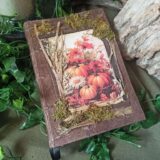 Grimoire artisanal, papier fabriqué à la main à l'atelier, reliure artisanale