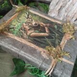Grimoire artisanal, papier fabriqué à la main à l'atelier, reliure artisanale