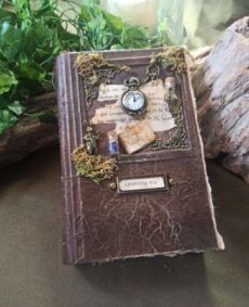 Grimoire artisanal, papier coton recyclé, L'arbre à papier