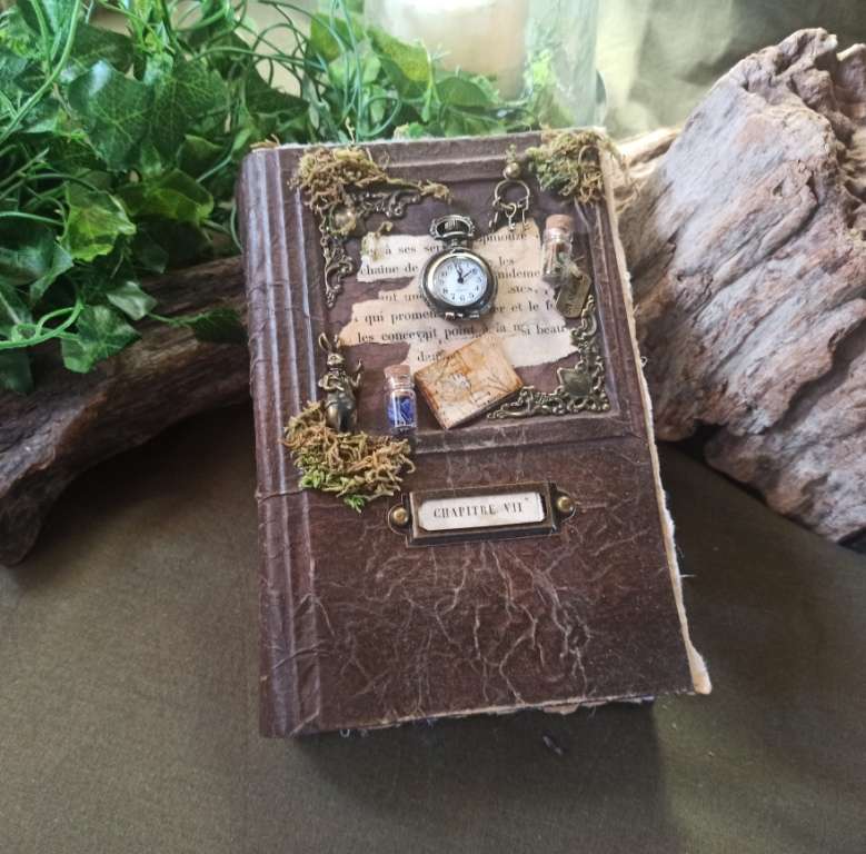 Grimoire artisanal, papier coton recyclé, L'arbre à papier Grimoire artisanal, papier coton recyclé, L'arbre à papier