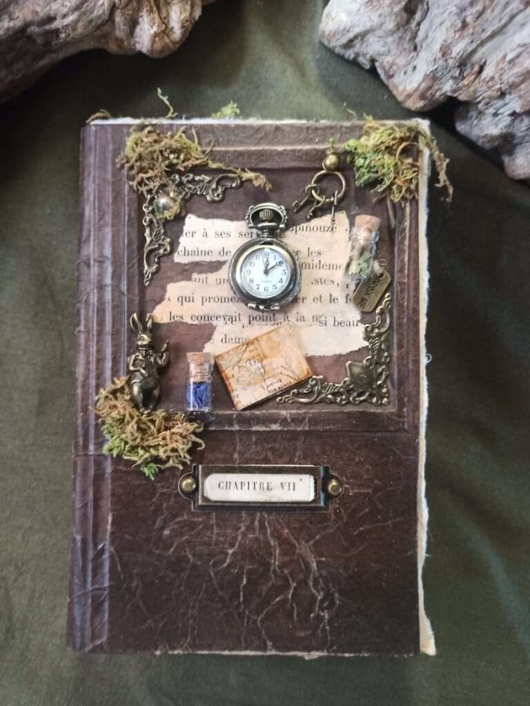 Grimoire artisanal, papier coton recyclé, L'arbre à papier Grimoire artisanal, papier coton recyclé, L'arbre à papier