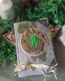 Grimoire artisanal, papier coton recyclé, L'arbre à papier