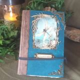 Grimoire artisanal, papier coton recyclé, L'arbre à papier
