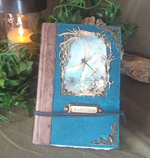 Grimoire artisanal, papier coton recyclé, L'arbre à papier