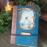 Grimoire artisanal, papier coton recyclé, L'arbre à papier