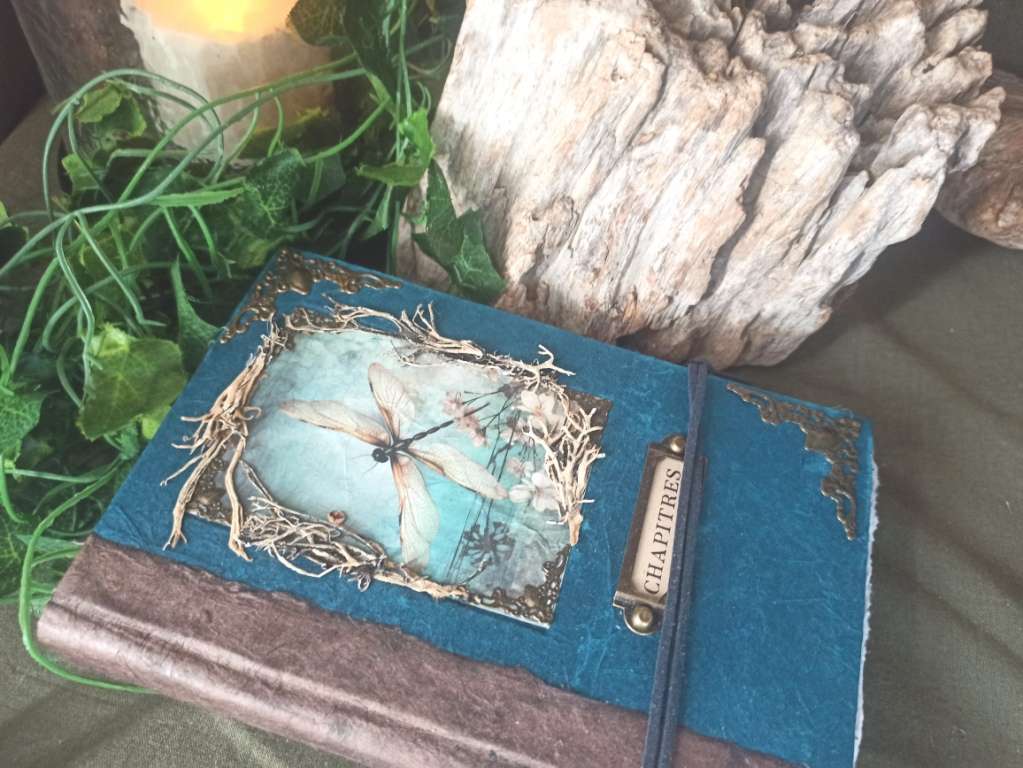 Grimoire artisanal, papier coton recyclé, L'arbre à papier