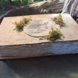 Grimoire artisanal, papier fait main à l'atelier, reliure artisanale, L'arbre à papier
