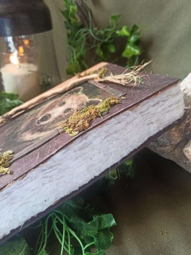 Grimoire artisanal, papier coton recyclé, L'arbre à papier Grimoire artisanal, papier coton recyclé, L'arbre à papier