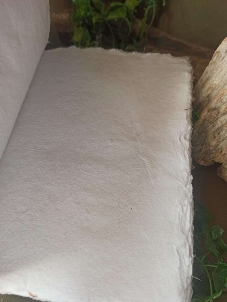 Grimoire artisanal, papier coton recyclé, L'arbre à papier