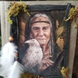 Grimoire artisanal, papier fabriqué à la main à l'atelier, reliure artisanale