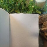 Grimoire artisanal, papier fait main à l'atelier, reliure artisanale, L'arbre à papier Grimoire artisanal, papier fait main à l'atelier, reliure artisanale, L'arbre à papier