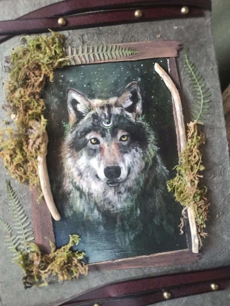 Grimoire artisanal, papier coton recyclé, L'arbre à papier